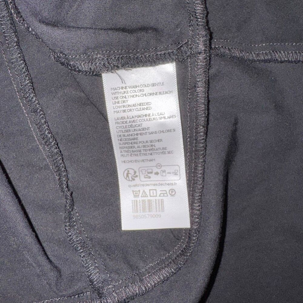 Maeve Tailored Square-Neck Peplum Top Medium minimalist structured - Picture 7 of 10